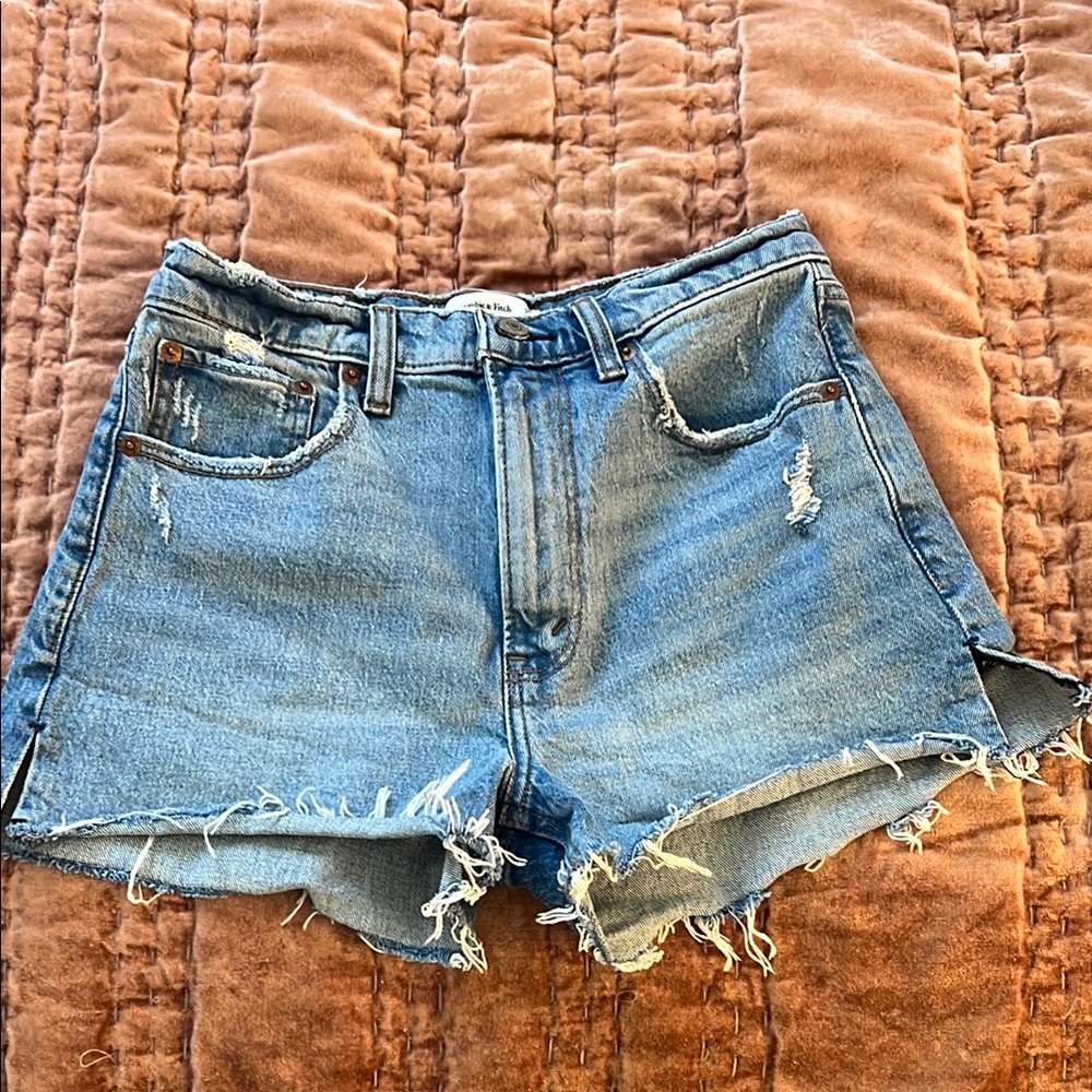 Distressed Denim Women's Shorts
